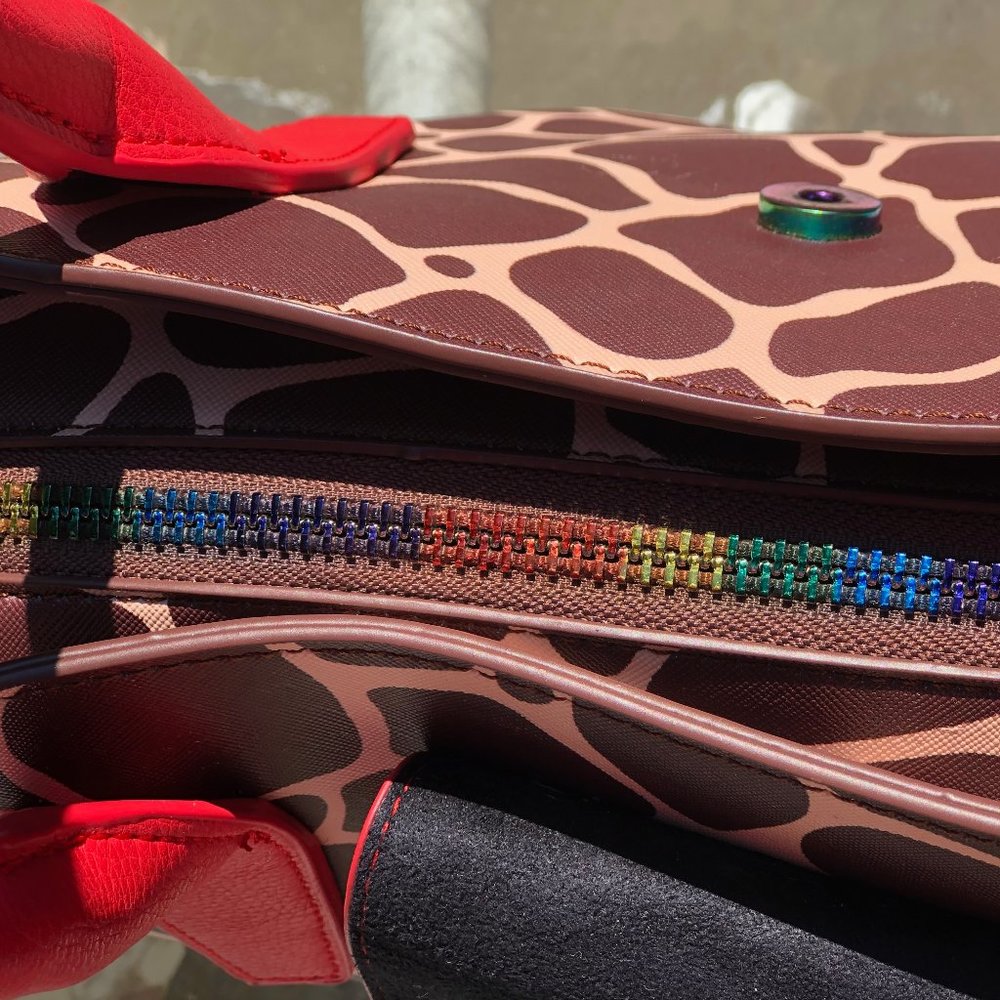 Sassy Jones Reia Oversized Giraffe Tote.